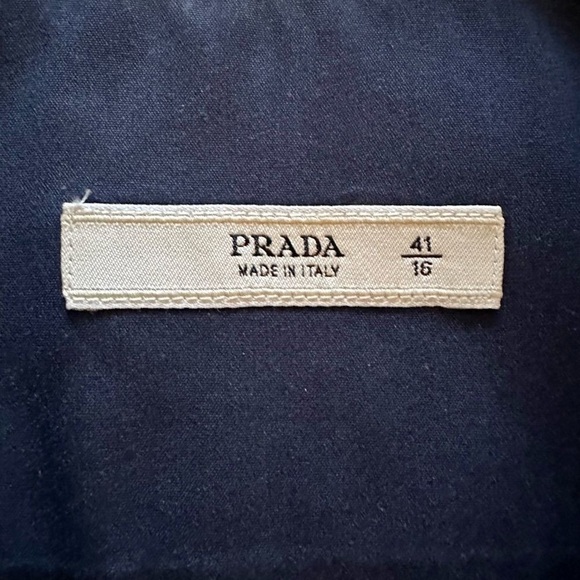 Prada Men’s Navy Button Down Shirt - Picture 6 of 8